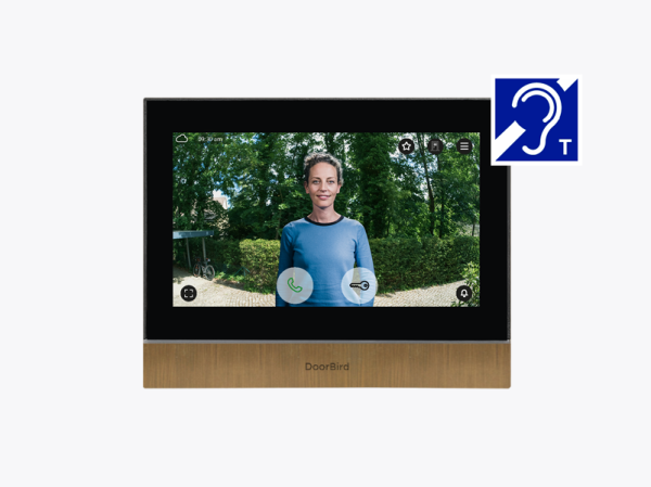 Doorbird IP Video Innenstation A1104T Messing-Optik | FONPROFI