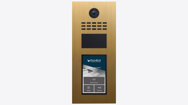 Doorbird D31TDV IP Video Türsprechanlage, Gold-Optik